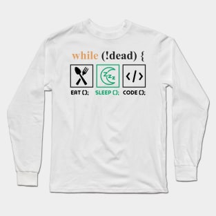 I'm turning coffee into code Long Sleeve T-Shirt